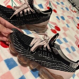 Nike Black and Pink Athletic Shoes